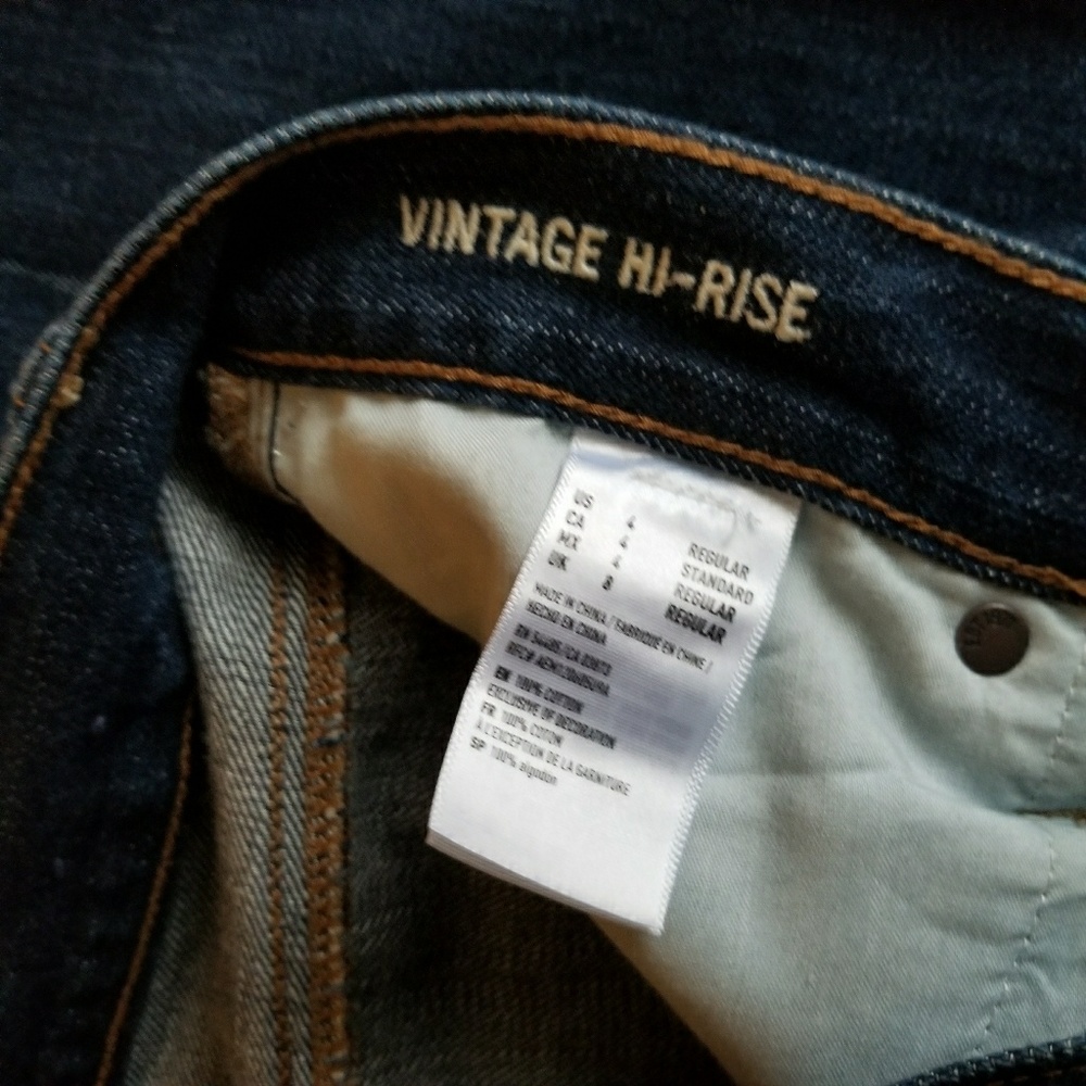 NEW American Eagle vintage hi-rise jeans denim 4 - Picture 5 of 8